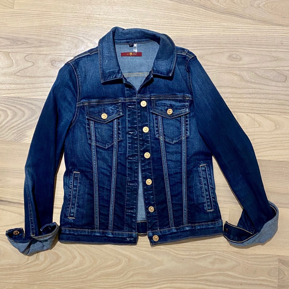 🎉HP!🎉 For All Mankind Classic Denim Jean Jacket